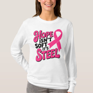HOPE Breast Cancer Awareness Pink Ribbon Fighter T-Shirt