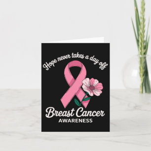 Hope Breast Cancer Awareness Support  Card