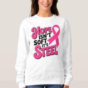 HOPE Breast Cancer  Fighter Pink Ribbon Warrior Sweatshirt
