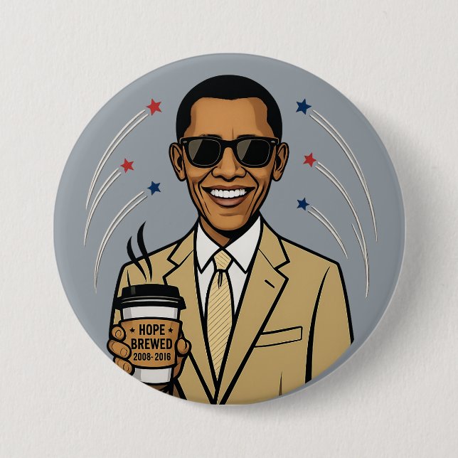 Hope Brewed 7.5 Cm Round Badge (Front)