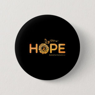 Hope Butterfly Multiple Sclerosis Awareness Gifts 6 Cm Round Badge