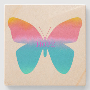 Hope Butterfly Sandstone Coaster