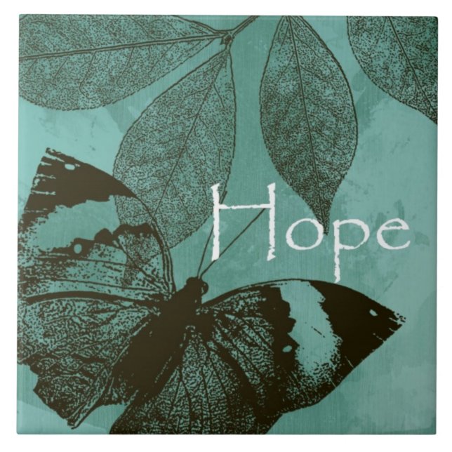 Hope Butterfly Tile (Front)