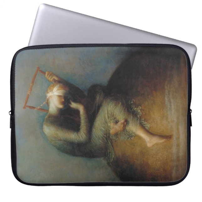Hope (by George Frederick Watts) Laptop Sleeve (Front)