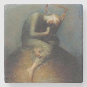 Hope (by George Frederick Watts) Stone Coaster
