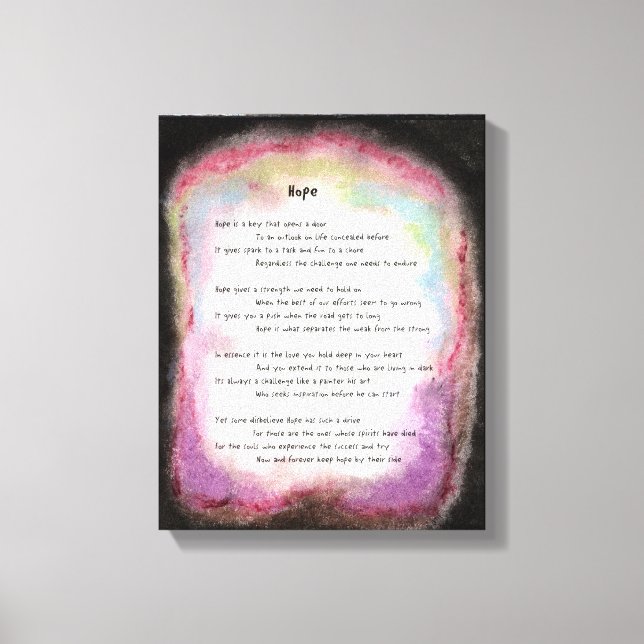 Hope Canvas Print (Front)