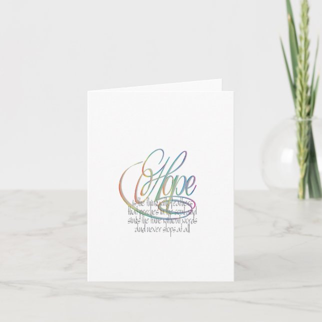 Hope Card (Front)