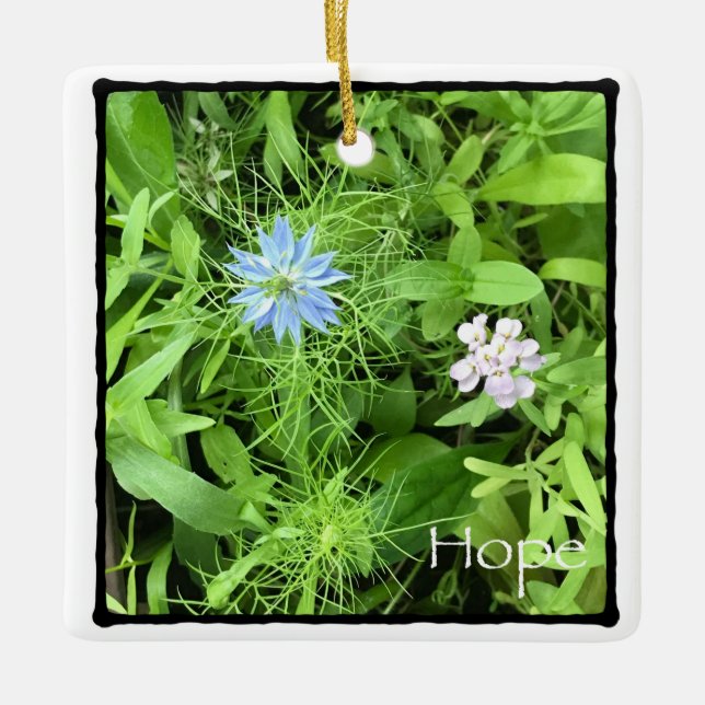 Hope  ceramic ornament (Front)