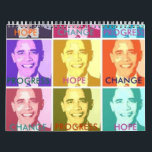 HOPE & CHANGE CALENDAR - Customised<br><div class="desc">HOPE AND CHANGE CALENDAR FEATURES BARACK OBAMA BY funny_tshirt</div>