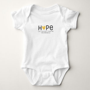 hope.childhood cancer. Baby Bodysuit & One-piece