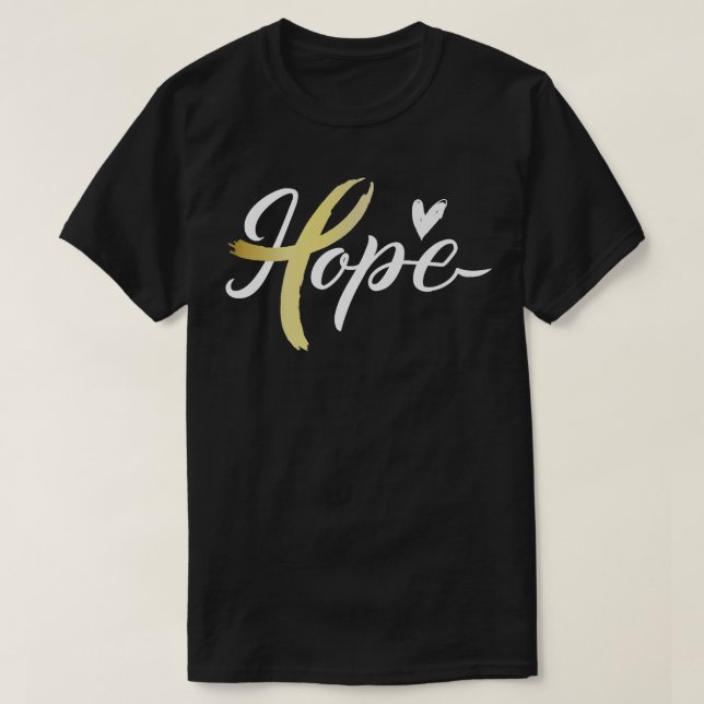 Hope - Childhood Cancer Support Shirt For Childhoo (Design Front)