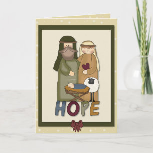 Hope Christian Christmas Greeting Card