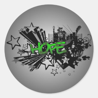 HOPE CLASSIC ROUND STICKER