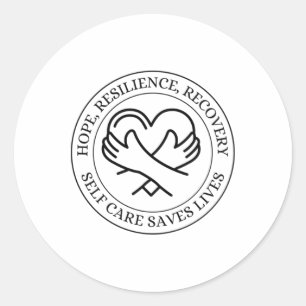 Hope classic round sticker