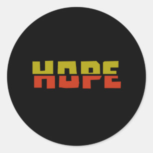 Hope classic round sticker