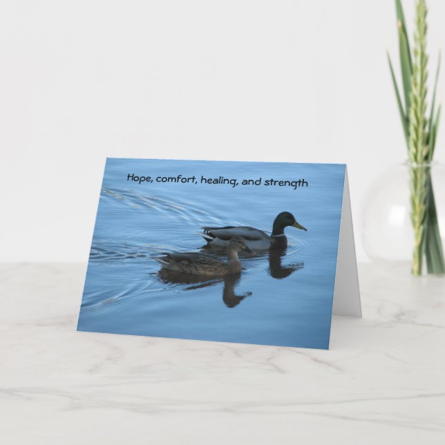 Hope, comfort, healing, and strength card (Front)