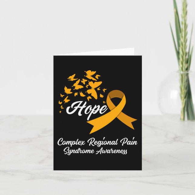 Hope Complex Regional Pain Syndrome Awareness  Card (Front)