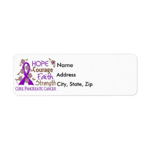 Hope Courage Faith Strength 3 Pancreatic Cancer