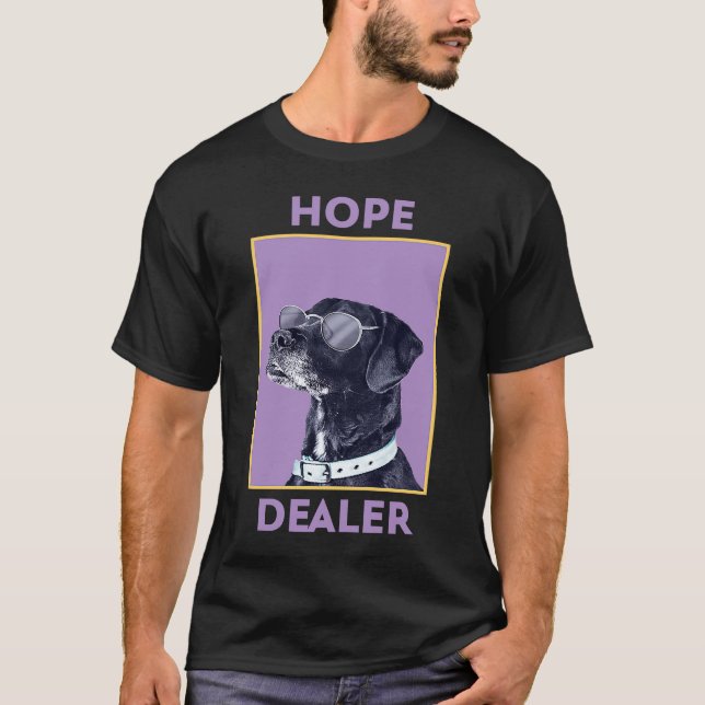 Hope Dealer  Alcoholic Clean And Sober T-Shirt (Front)
