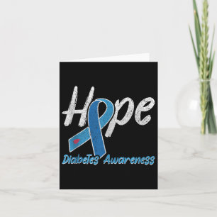 Hope Diabetes Awareness Tank Top Card