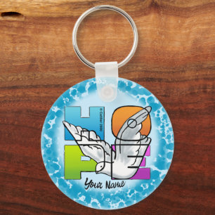 Hope Dove Christian  keychain 