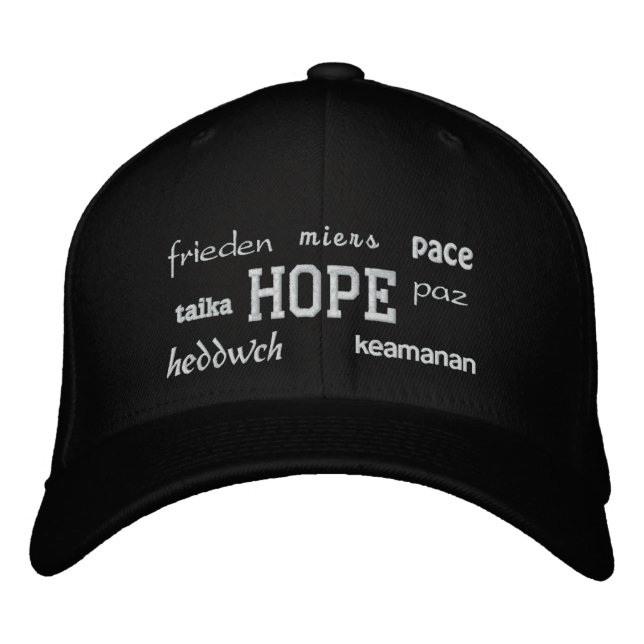 Hope - Embroidered Hat (Front)