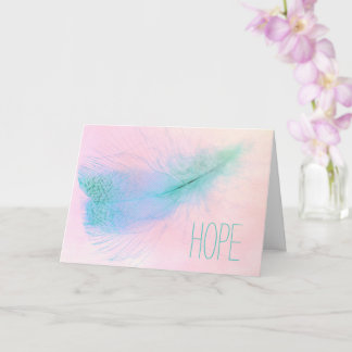 Hope Encouragement Cancer Support Card