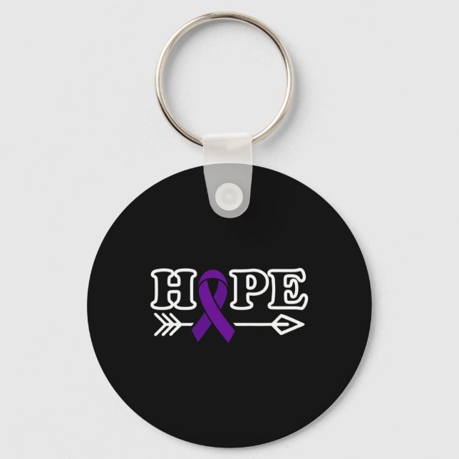 Hope Epilepsy Awareness  Key Ring (Front)