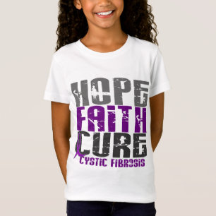 HOPE FAITH CURE CYSTIC FIBROSIS T-Shirts & Apparel
