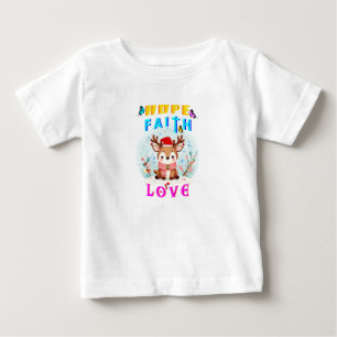 Hope Faith Love Baby T-Shirt