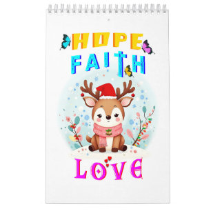 Hope Faith Love Calendar