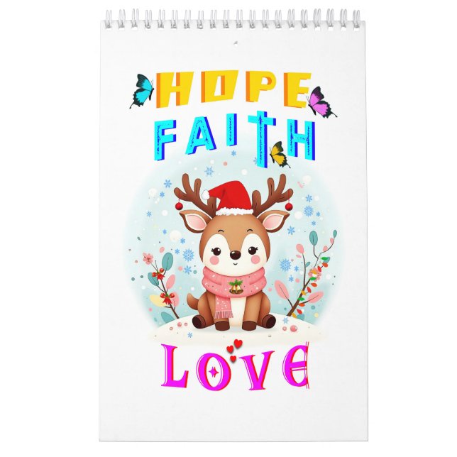 Hope Faith Love Calendar (Cover)