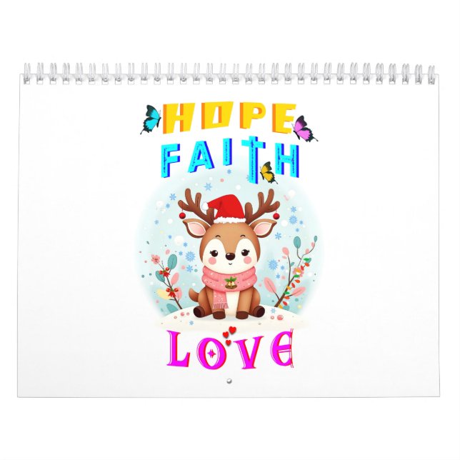 Hope Faith Love Calendar (Cover)