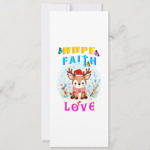 Hope Faith Love Card