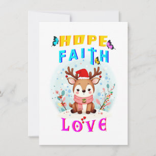 Hope Faith Love Card