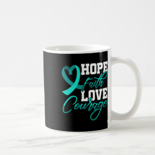 Hope Faith Love Courage Pstd Stress Awareness Mont Coffee Mug