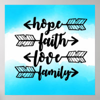 Hope Faith Love Family