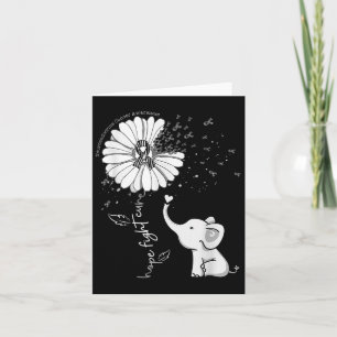 Hope Fight Cure Elephant Neuroendocrine Cancer Zeb Card