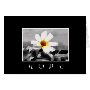 Hope floral card