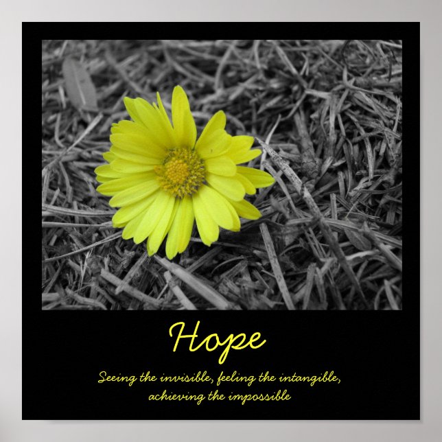 Hope Flower Poster (Front)