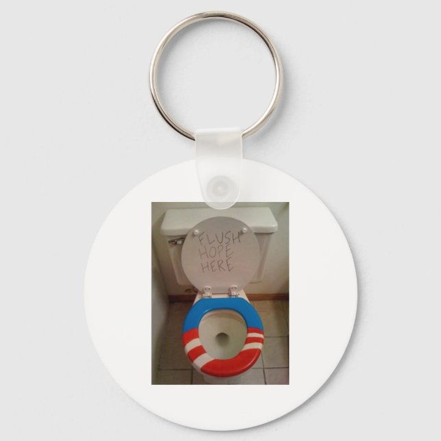 Hope-Flush Hope Toilet Key Ring (Front)