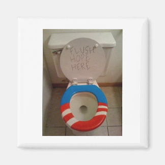 Hope-Flush Hope Toilet Magnet