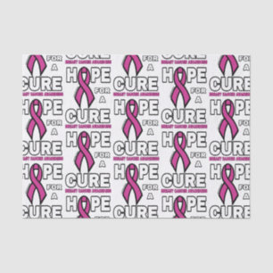 Hope for a Cure...Breast Cancer Tissue Paper