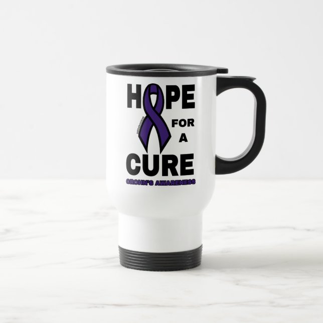 Hope For A Cure...Crohn's Travel Mug (Right)