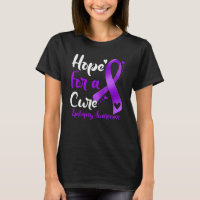 Hope For A Cure Epilepsy Awareness Purple Ribbon W