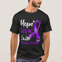 Hope For A Cure Epilepsy Awareness Purple Ribbon W