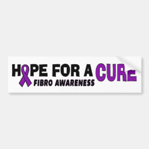 Hope For A Cure...Fibro Bumper Sticker