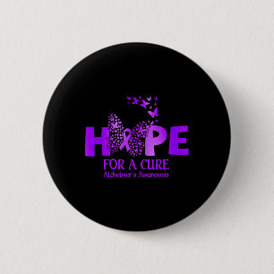 Hope For A Cure For Heimerheimers Warrior Apparel 6 Cm Round Badge