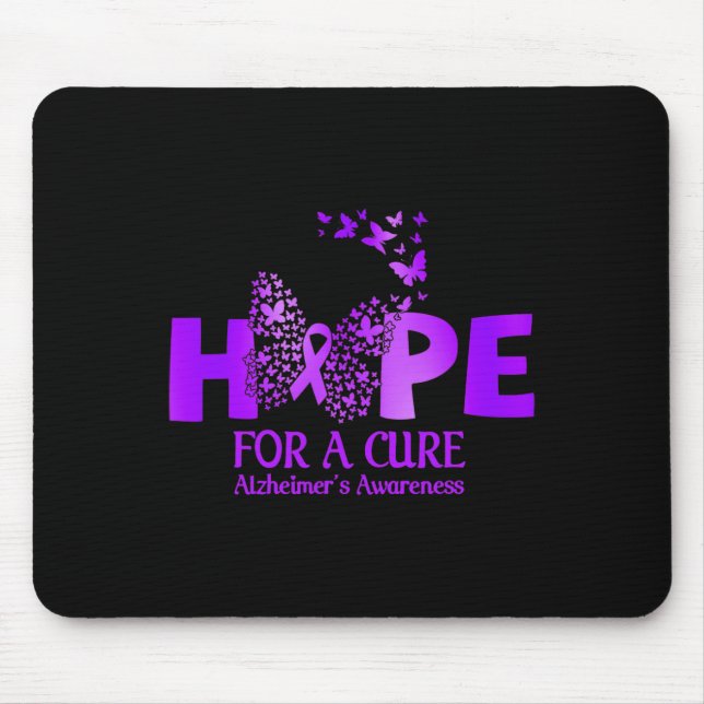 Hope For A Cure For Heimerheimers Warrior Apparel  Mouse Mat (Front)