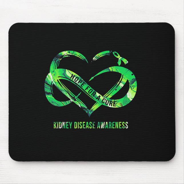 Hope For A Cure Kidney Disease Awareness  Mouse Mat (Front)